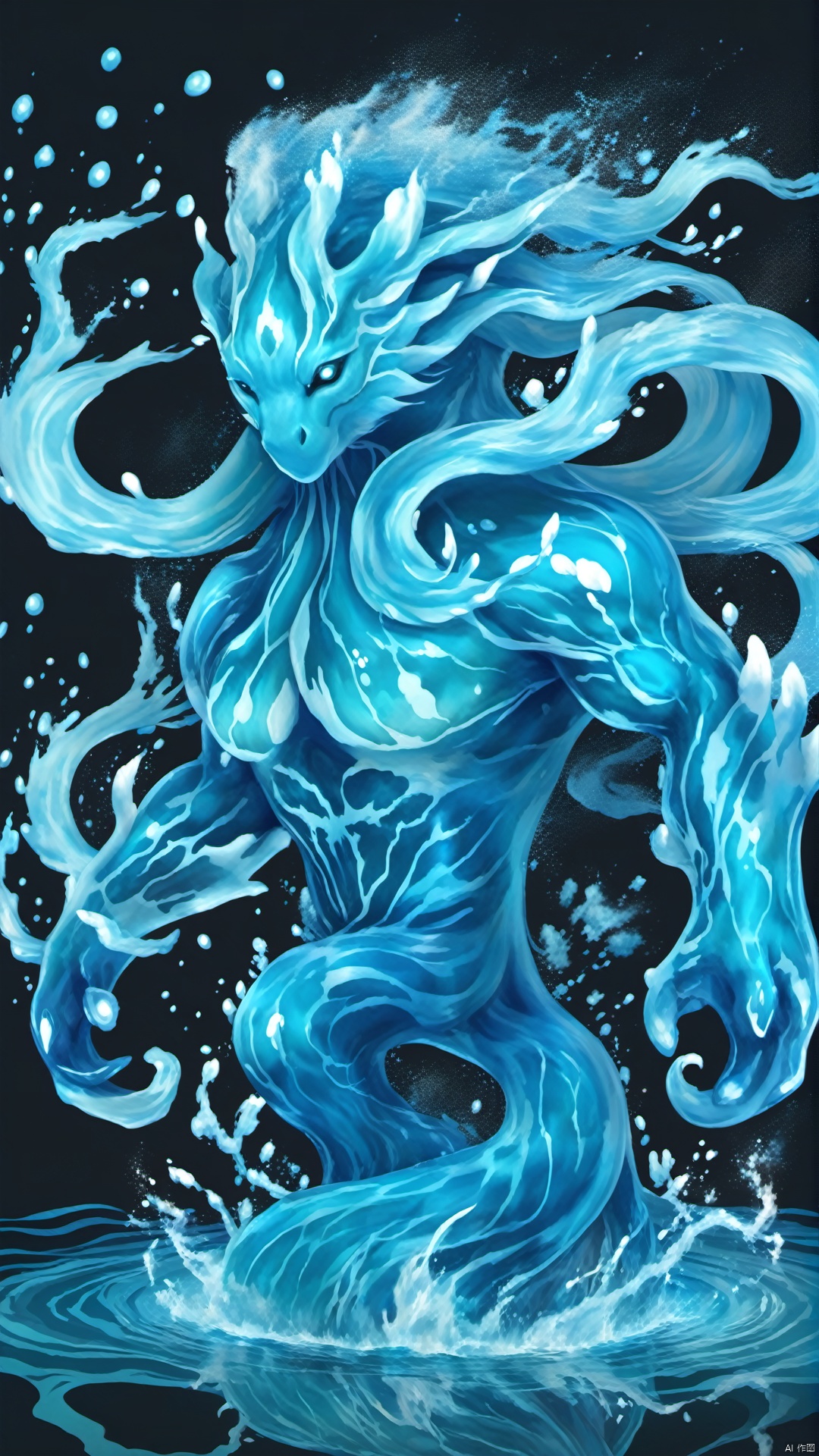 water-elemental animal
