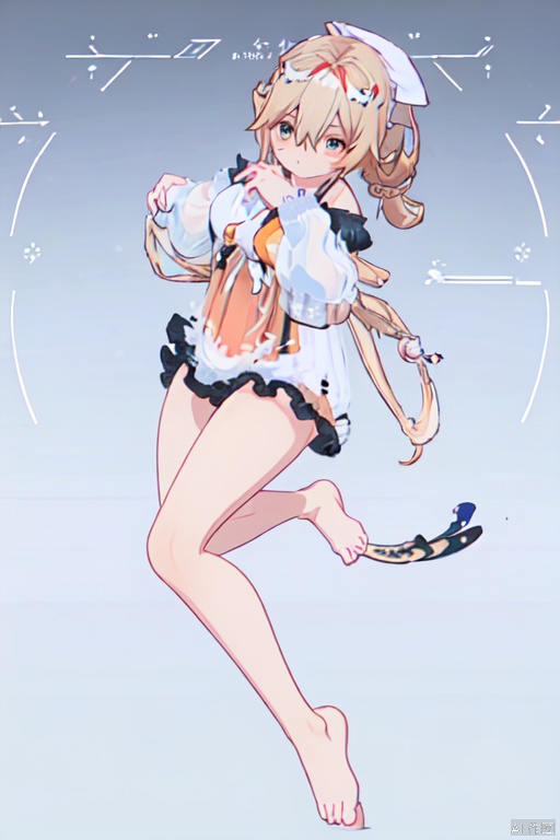 Hide hands,(Magic circle),Principal,((Gem)),elegant,(holy),extremely detailed 8k wallpaper,(painting),(((ink))),(depth of field),((best quality)),((masterpiece)),(highres),(((ink))),(illustration),cinematic lighting,((ultra detailed)),(watercolor),detailed shadow,(((1girl))),(detailed flooding feet),(((((long top sleeves past fingers))))),((motion)),beautiful detailed fullbody,(leg up),(((sapphire frills))),(((yokozuwari in the golden cage))),gold cage,(birdcage),{{{very long dress cover feet}}},(translucent fluttering dress with lace},{{detailed skin}},(((long Bright wavy hair))),Juliet_sleeve,(((hands hide in puffy sleeves))),((bare shoulders)),flat_chst,((Crystal shoes)),((((arms behind back)))),(((extremely detailed cute anime face))),Jewelry decoration,((expressionless)),(Iridescent Gem Headwear),(Beautiful detailed gemological eyes),((melting silver and gold)),looking_at_viewer,{detailed bare foot},Obsidian bracelet,,gold arm ring,(Precious refraction),{splash},{{optical phenomena}},detailed glow,(lightroom),(shine),chains,reflective,Gemological ornaments,Cosmic background of nebula,((silver thorns)),(huge golden clock core above),gear,falling petals,Window pane,beautiful water,Colored crystal,mirror,Silver frame,canopy,detailed Diamonds,(Columnar crystal),(Columnar crystal),Latin Cross Budded,(Sputtered broken glass from inside to outside),(flow),dark