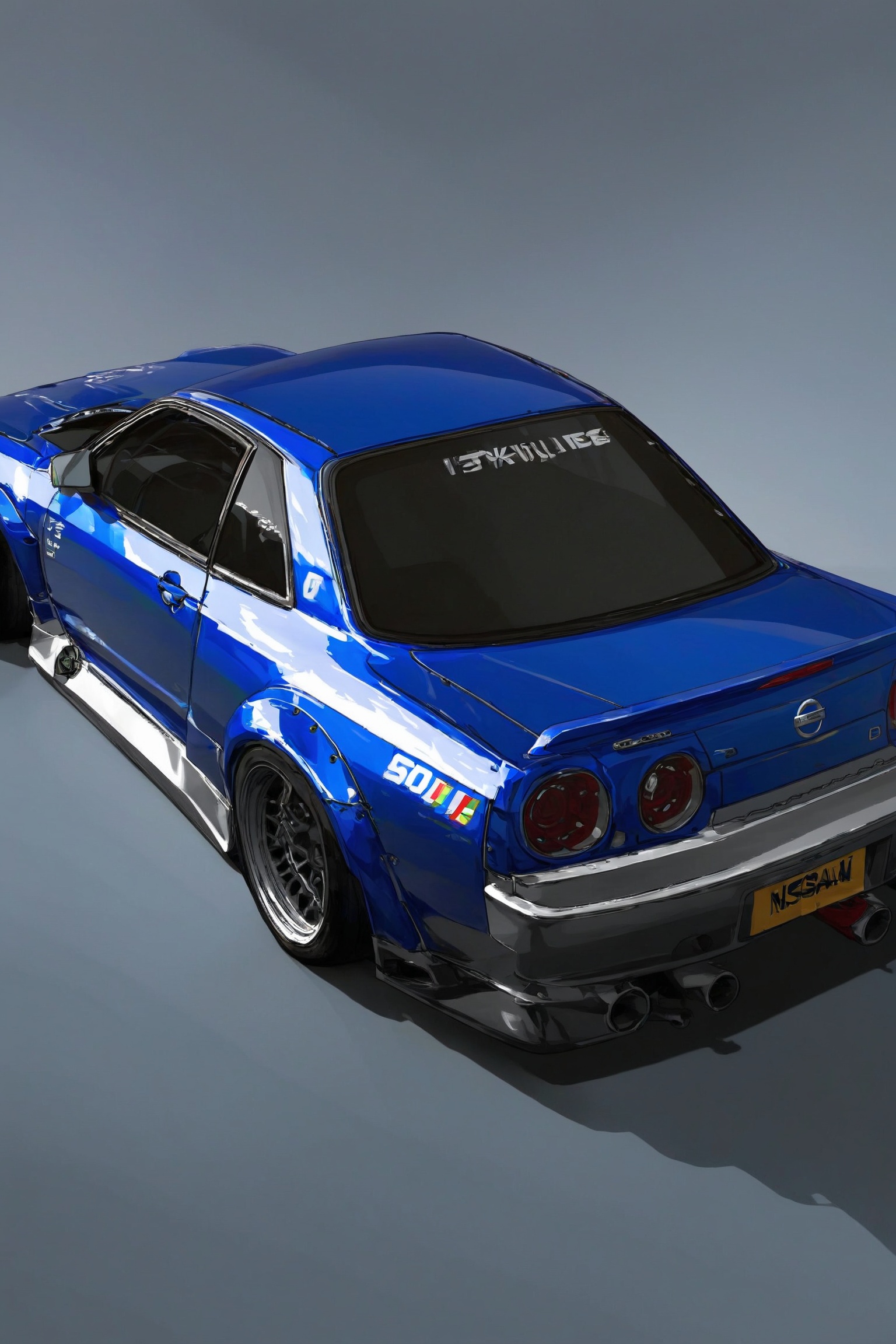 photo of nissan skyline on Tensor.Art
