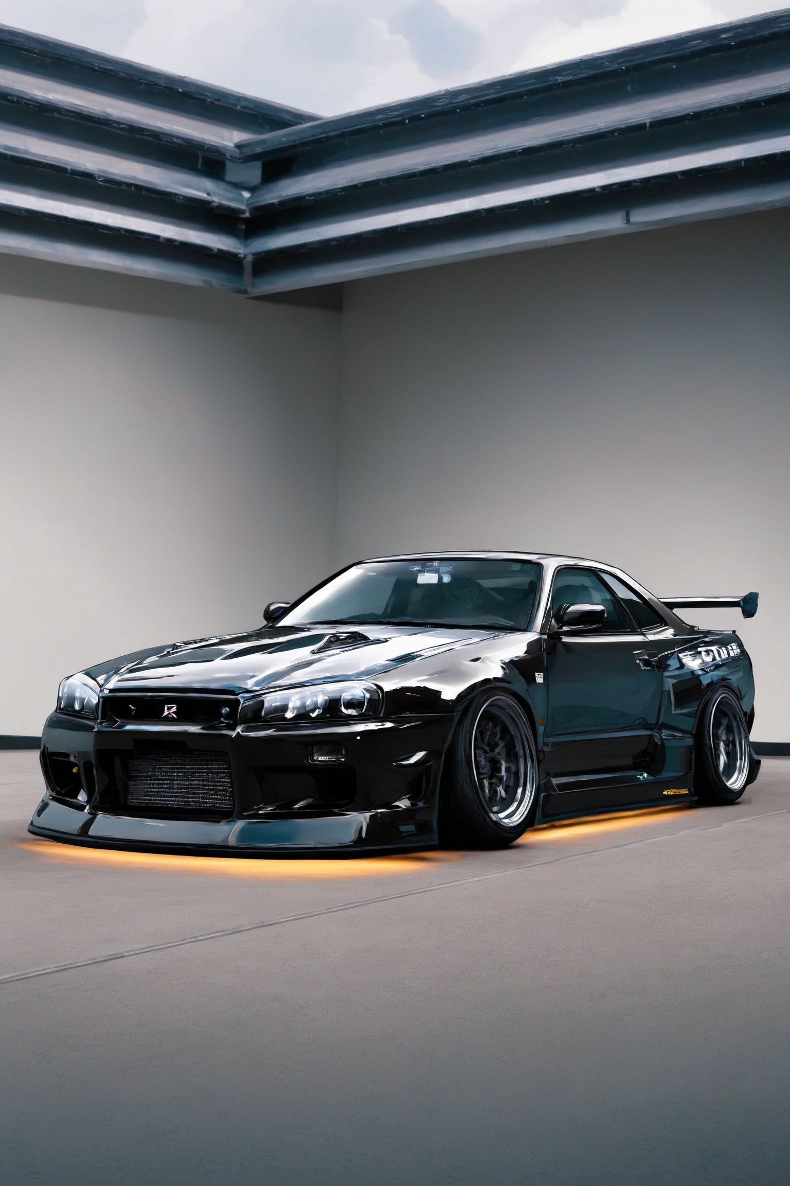 photo of nissan skyline on Tensor.Art