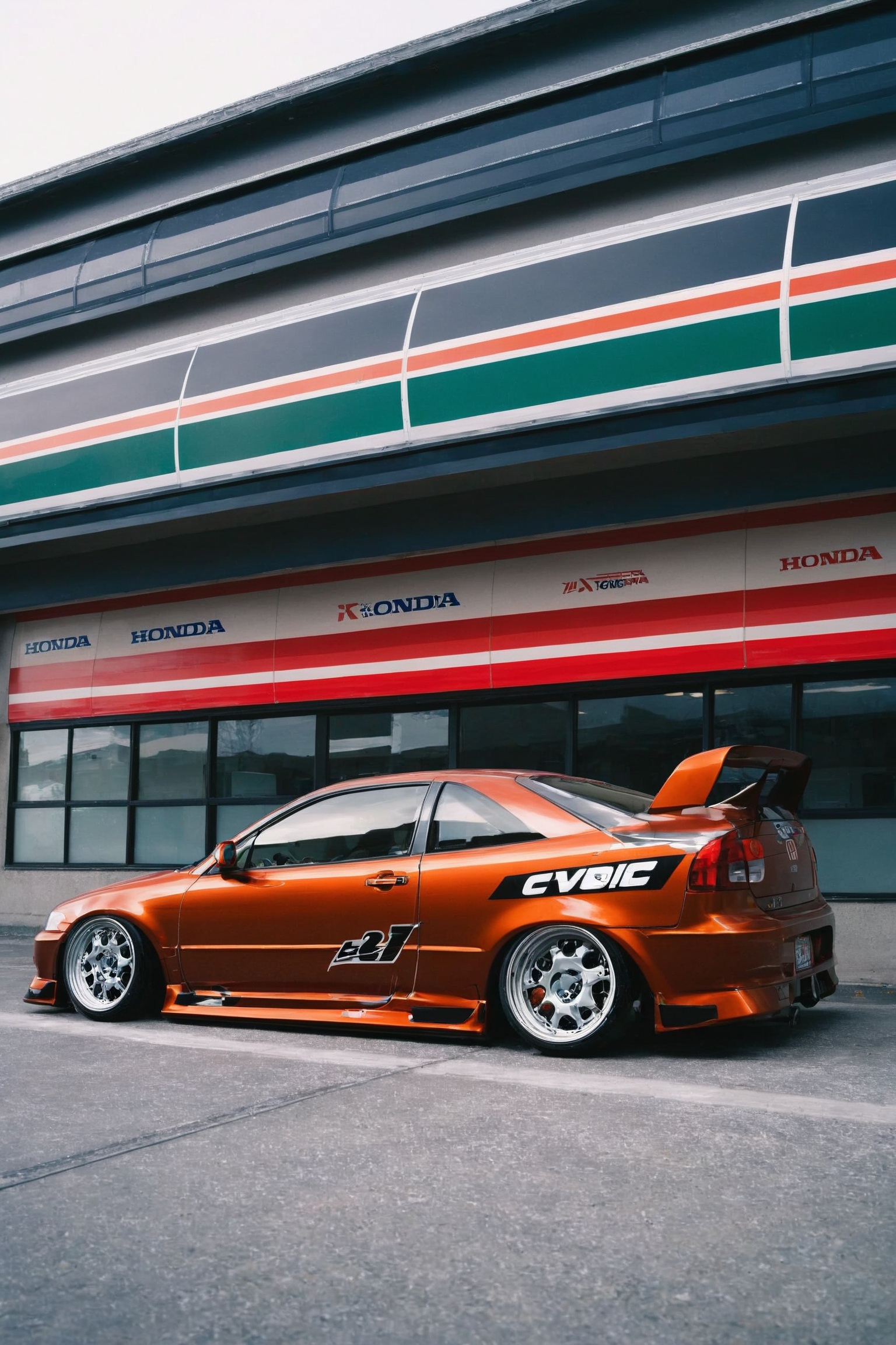 photo of honda civic 2002 on Tensor.Art