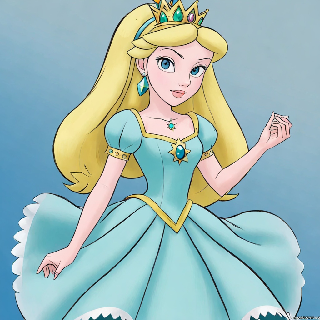 princess rosalina in the style of jab on Tensor.Art