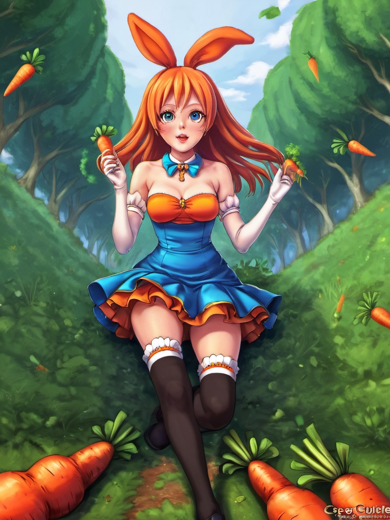 in the style of cutepet,  thighhighs,  looking up on Tensor.Art