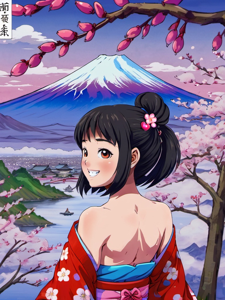 in the style of cutepet,  1girl,  black hair on Tensor.Art
