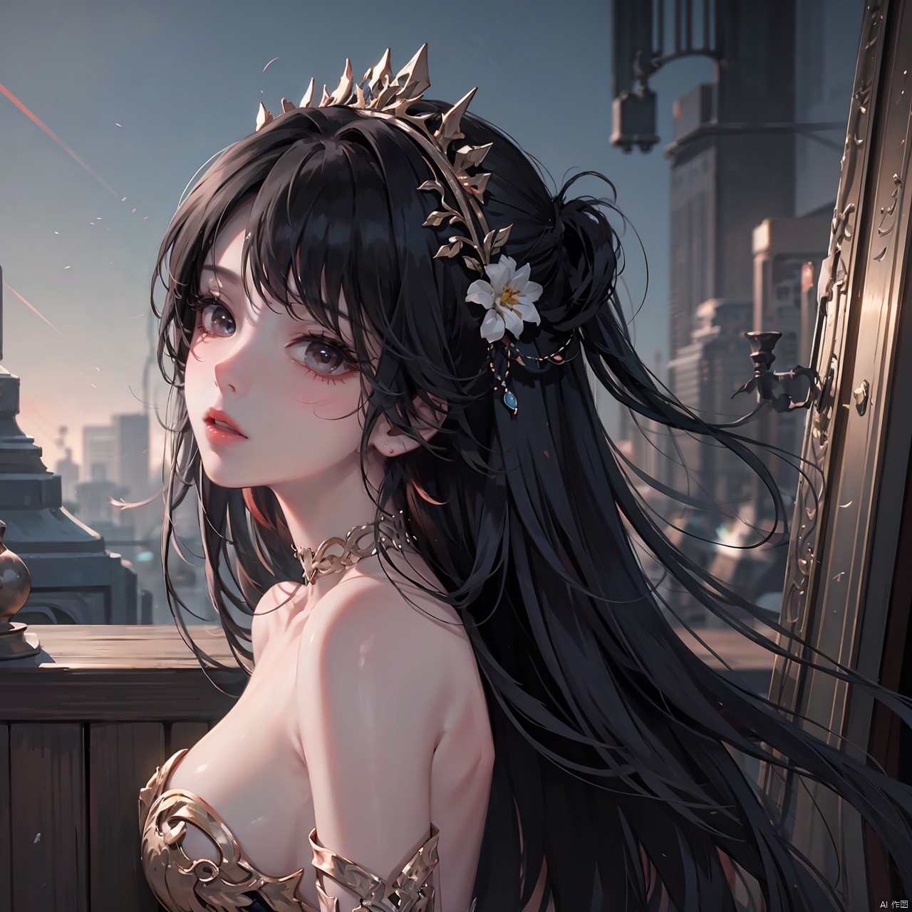 JYPSS,(masterpiece, top quality, best quality, official art, beautiful and aesthetic:1.2), 
1girl,solo,
wide shot,