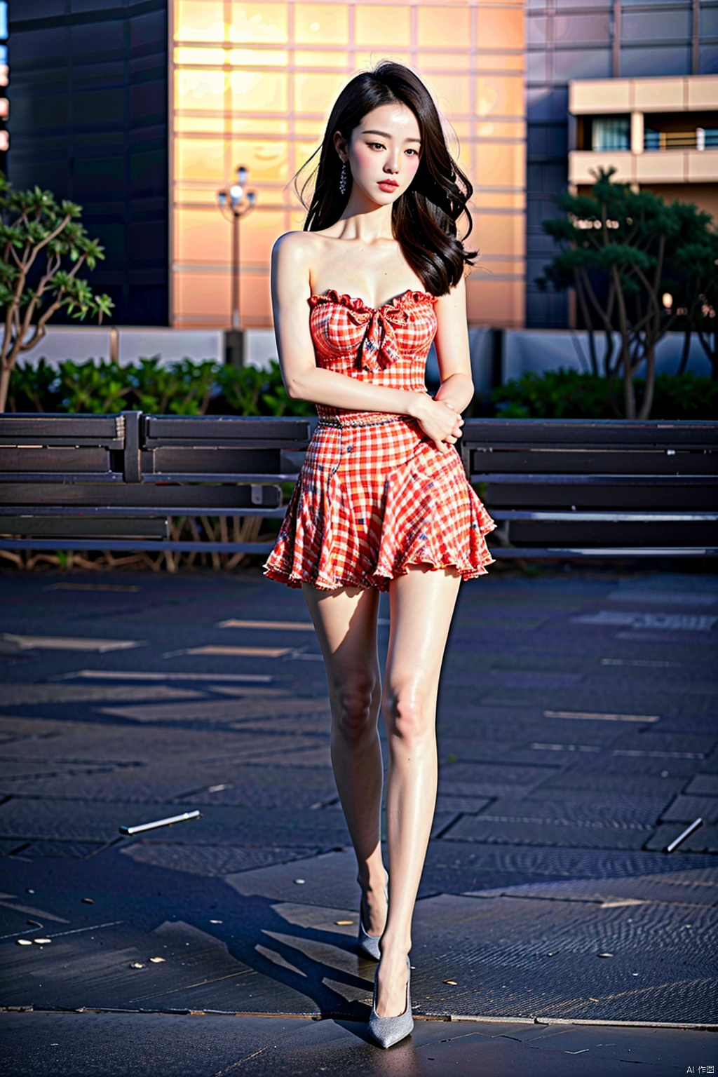 (1girl:1.3), (best quality, masterpiece, ultra high resolution),(photorealistic:1.3), (realistic:1.3), depth of field,(full body:1.2), (outdoors:1.2), (day:1.2), (cinematic lighting:1.2), (near to face:1.5), facing to camera, realism, fullbody, pantyhose,