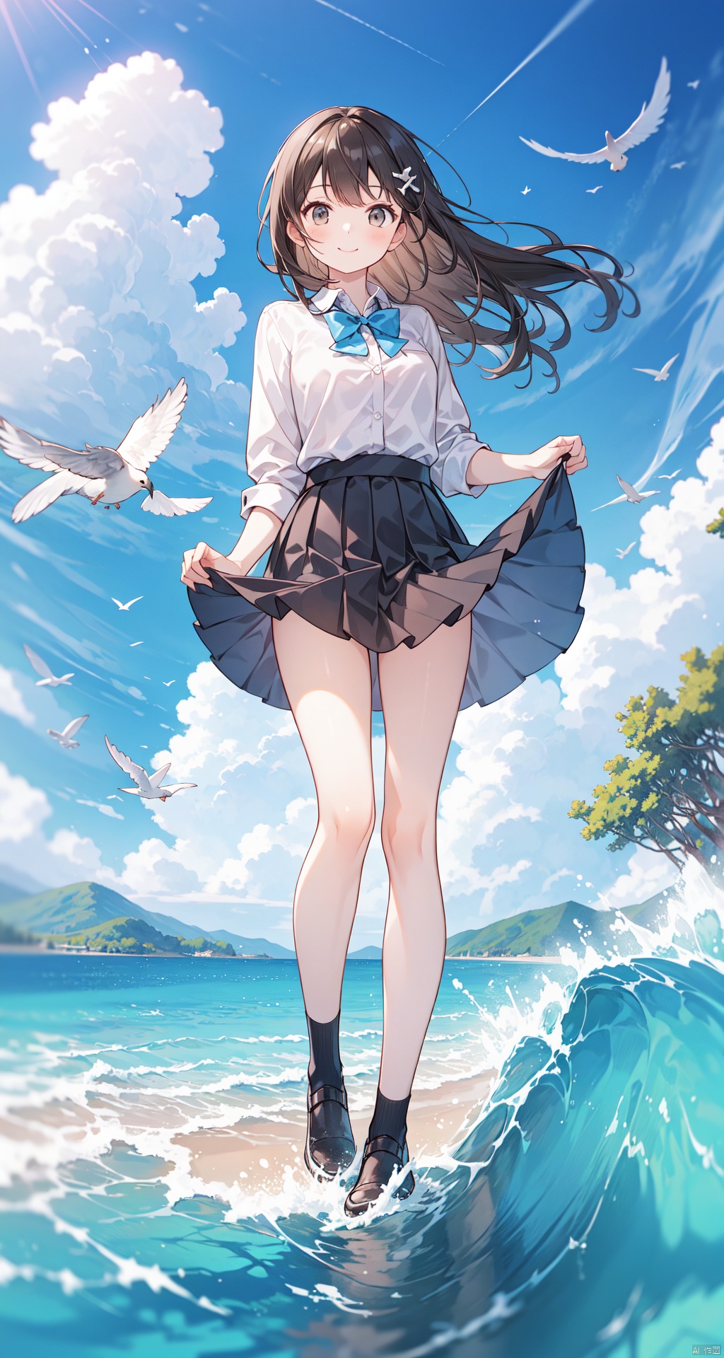 1girl,  aircraft,  airplane on Tensor.Art