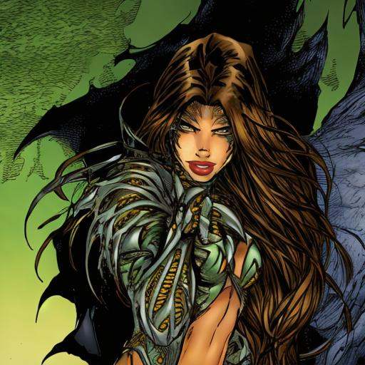 mtms,  witchblade,  woman with brown hair on Tensor.Art
