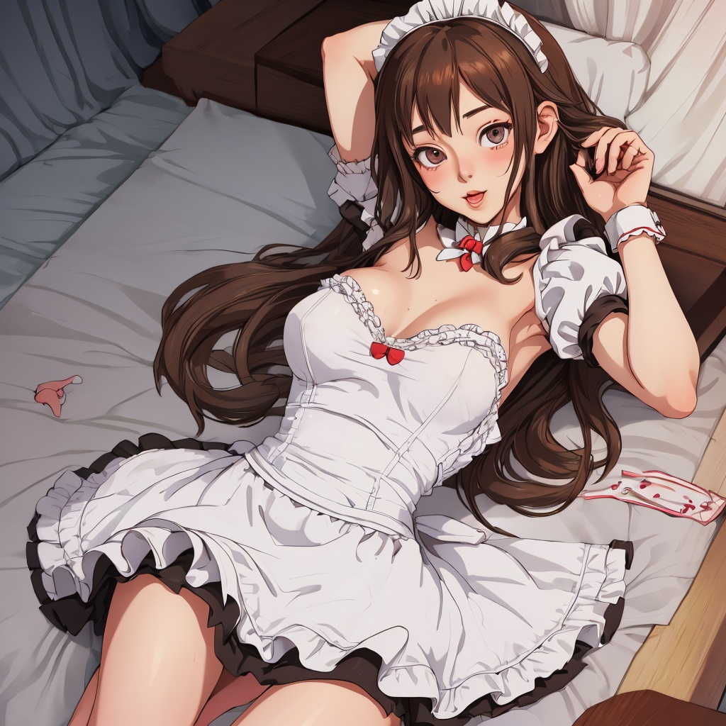 1girl,  cutepet,  maid on Tensor.Art