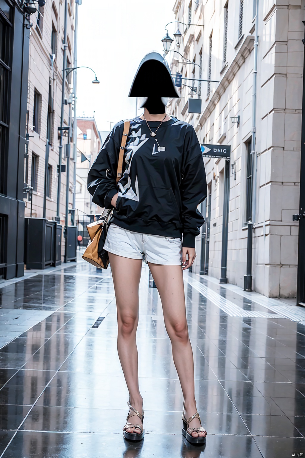  absurdres,absurdres,realistic,full_shot, headless,1girl
