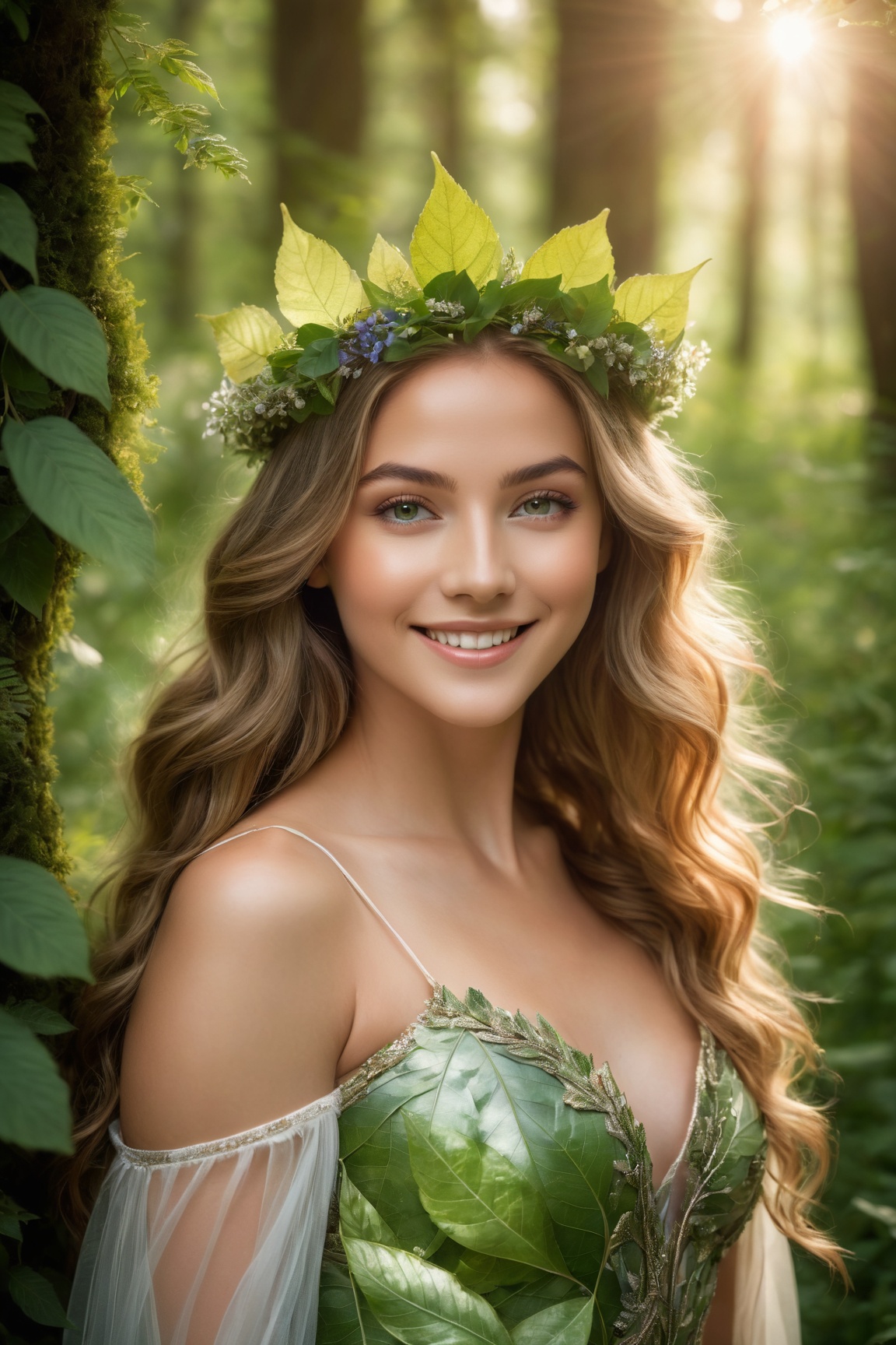 ultra-detailed,  ,  nature goddess on Tensor.Art
