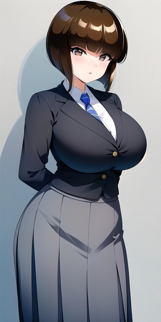 tendounabiki,  huge_breasts,  standing on Tensor.Art
