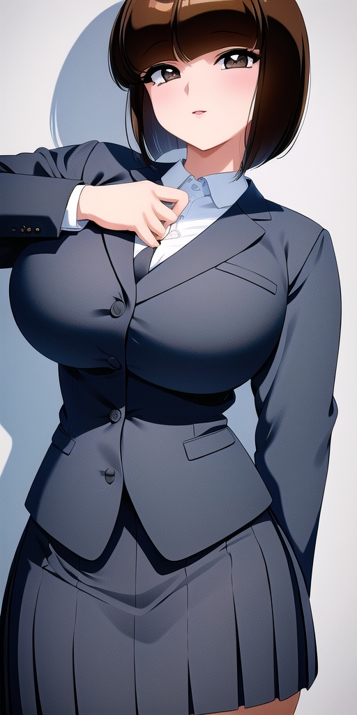 tendounabiki,  huge_breasts,  standing on Tensor.Art