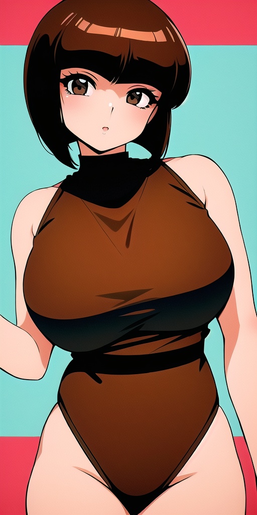 tendounabiki,  huge_breasts,  standing on Tensor.Art
