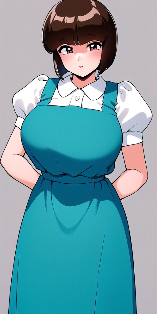 tendounabiki,  huge_breasts,  standing on Tensor.Art