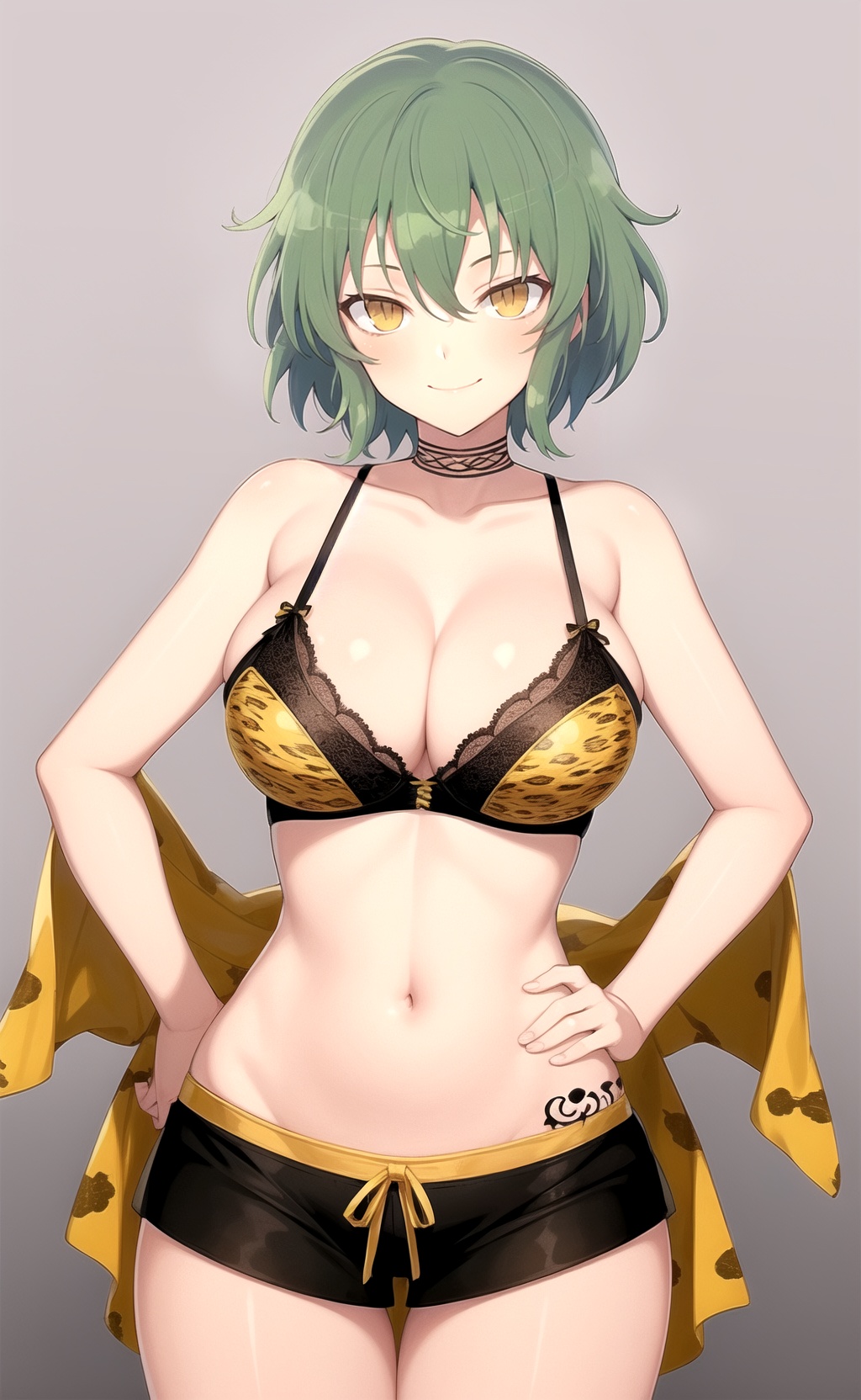 hikage_sk,  yellow_eyes,  slit_eyes on Tensor.Art