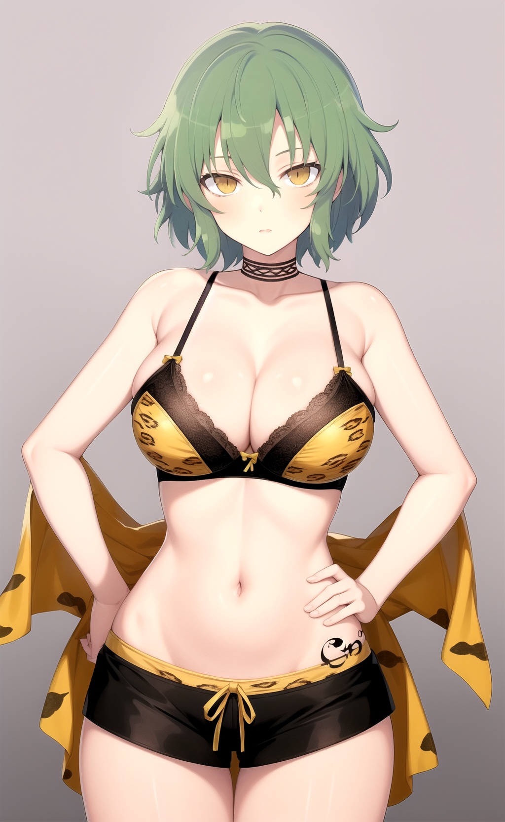 hikage_sk,  yellow_eyes,  slit_eyes on Tensor.Art