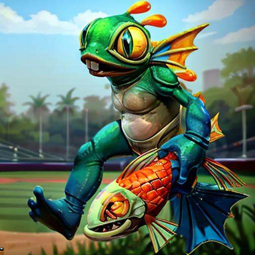 ((murky in a ball park)) solo,  teeth,  pokemon (creature) on Tensor.Art