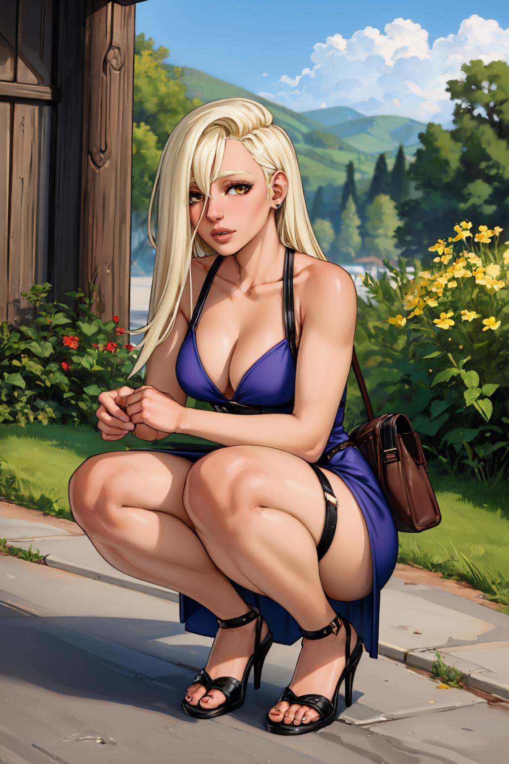shelter,  1girl,  breasts on Tensor.Art