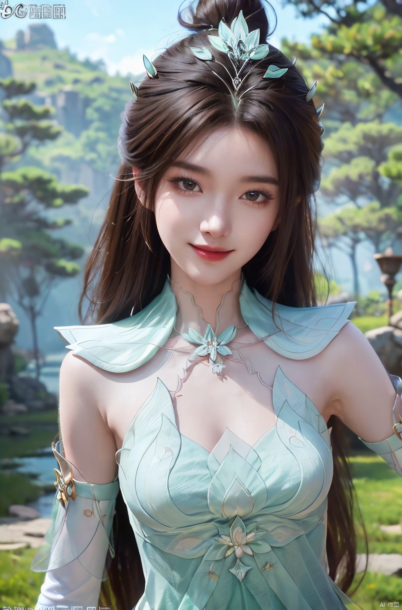  DSLR, (Good structure), HDR, UHD, 8K, A real person, Highly detailed, best quality, masterpiece, 1girl, realistic, Highly detailed, (EOS R8, 50mm, F1.2, 8K, RAW photo:1.2), ultra realistic 8k, (best illumination, best shadow, extremely delicate and beautiful), (official art, beautiful and aesthetic:1.2), solo, 1girl, , Wind, flowing hair, kind smile, , pose for picture, Dynamic pose, looking_at_viewer, dress,,upper_body, yanruyu, Detail