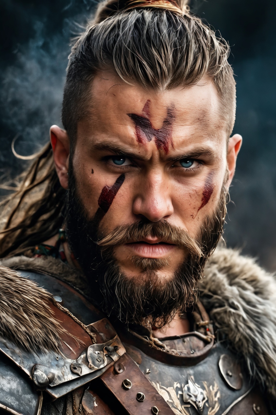 portrait,  viking warrior,  man on Tensor.Art