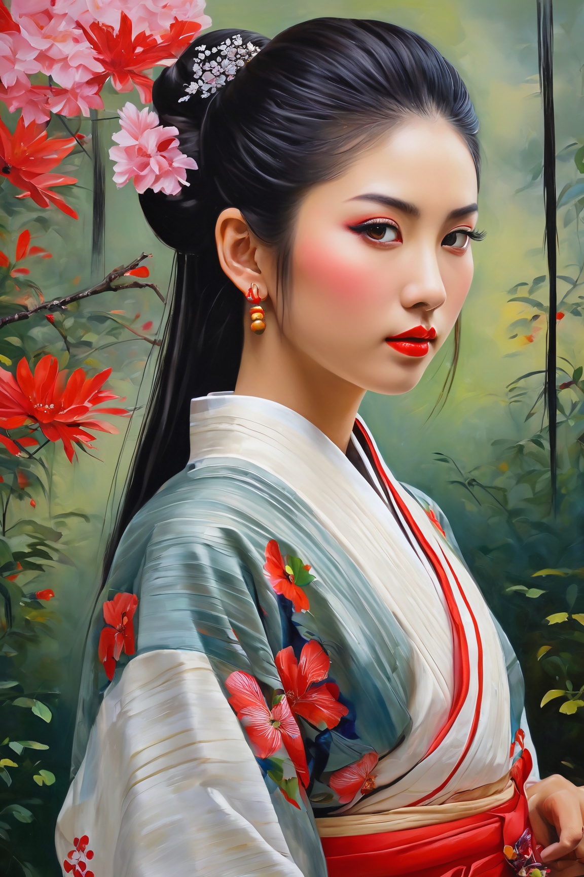 girl,  beautiful detailed eyes,  beautiful detailed lips on Tensor.Art