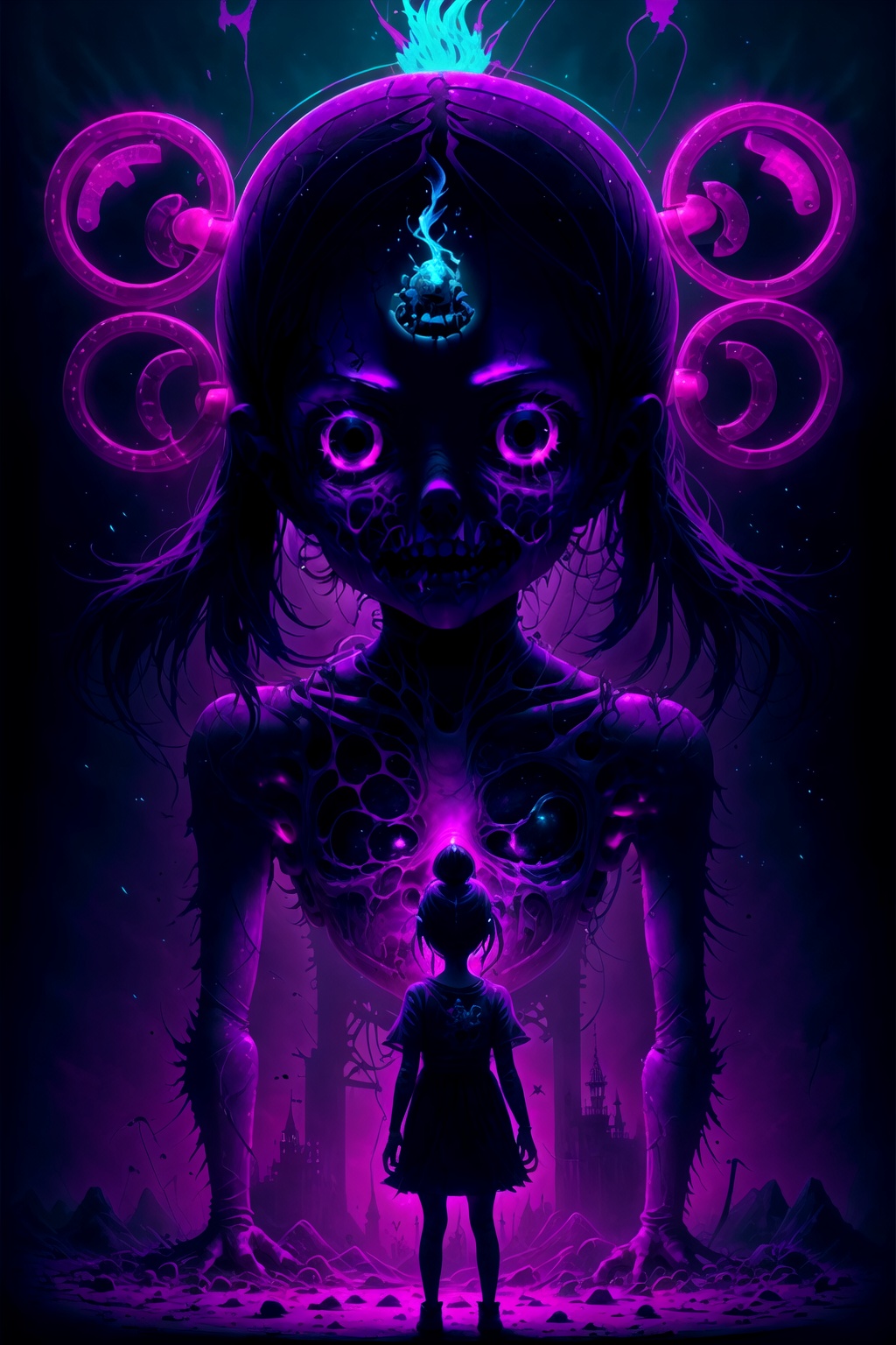 cute little girl,  disney decoration, on Tensor.Art