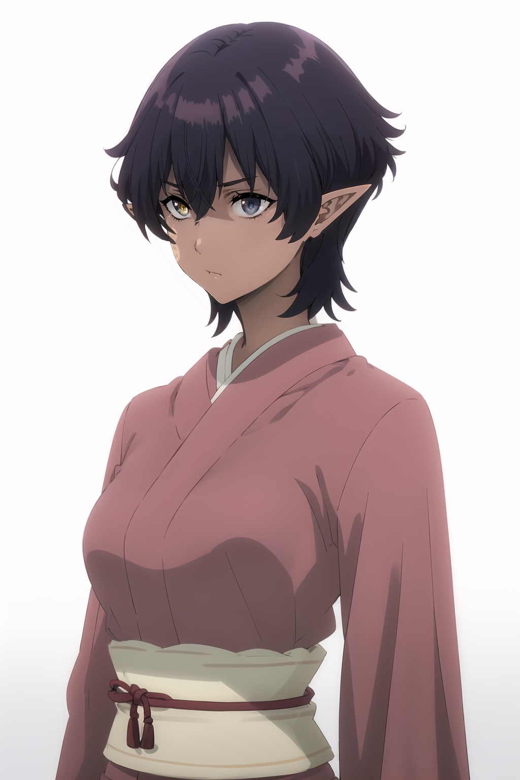 Omegadef,  short hair,  purple hair on Tensor.Art