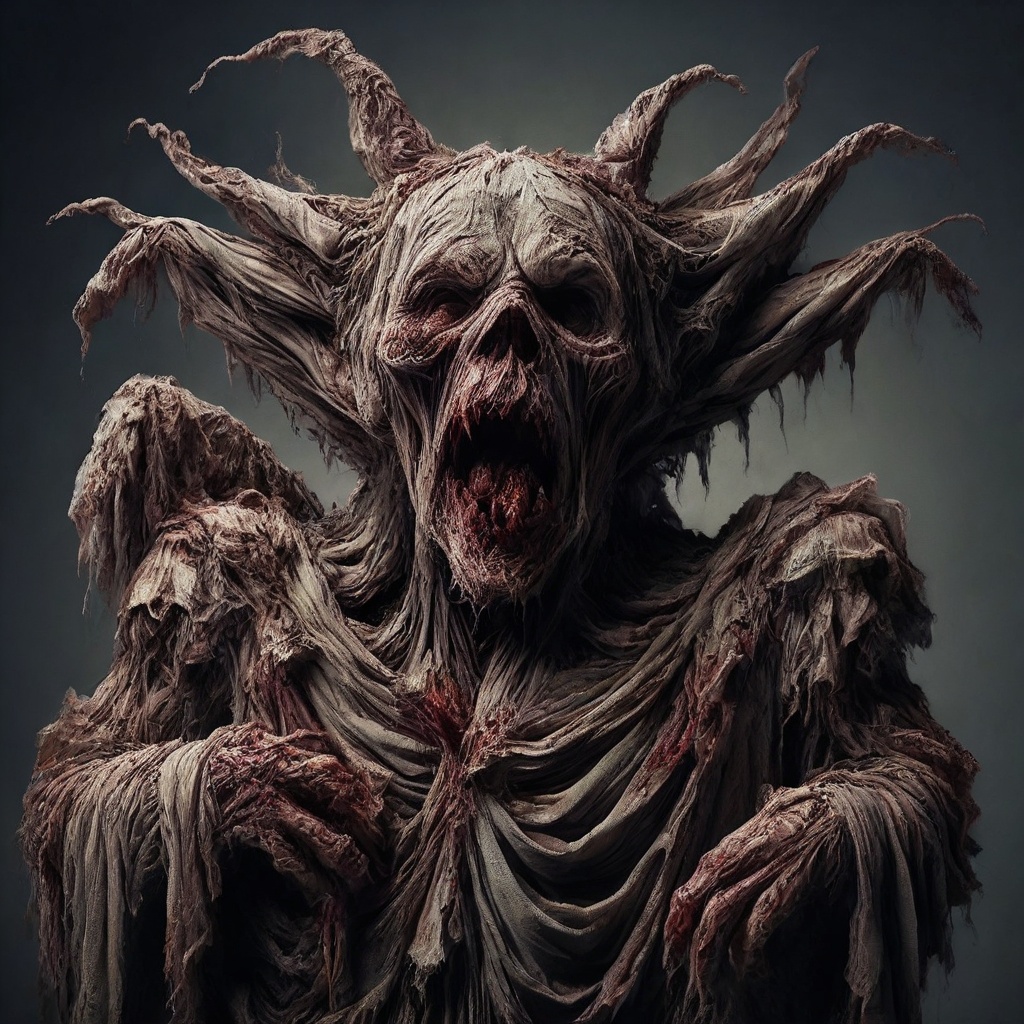 bloody creature screaming at camera,  ugly,  deformed on Tensor.Art