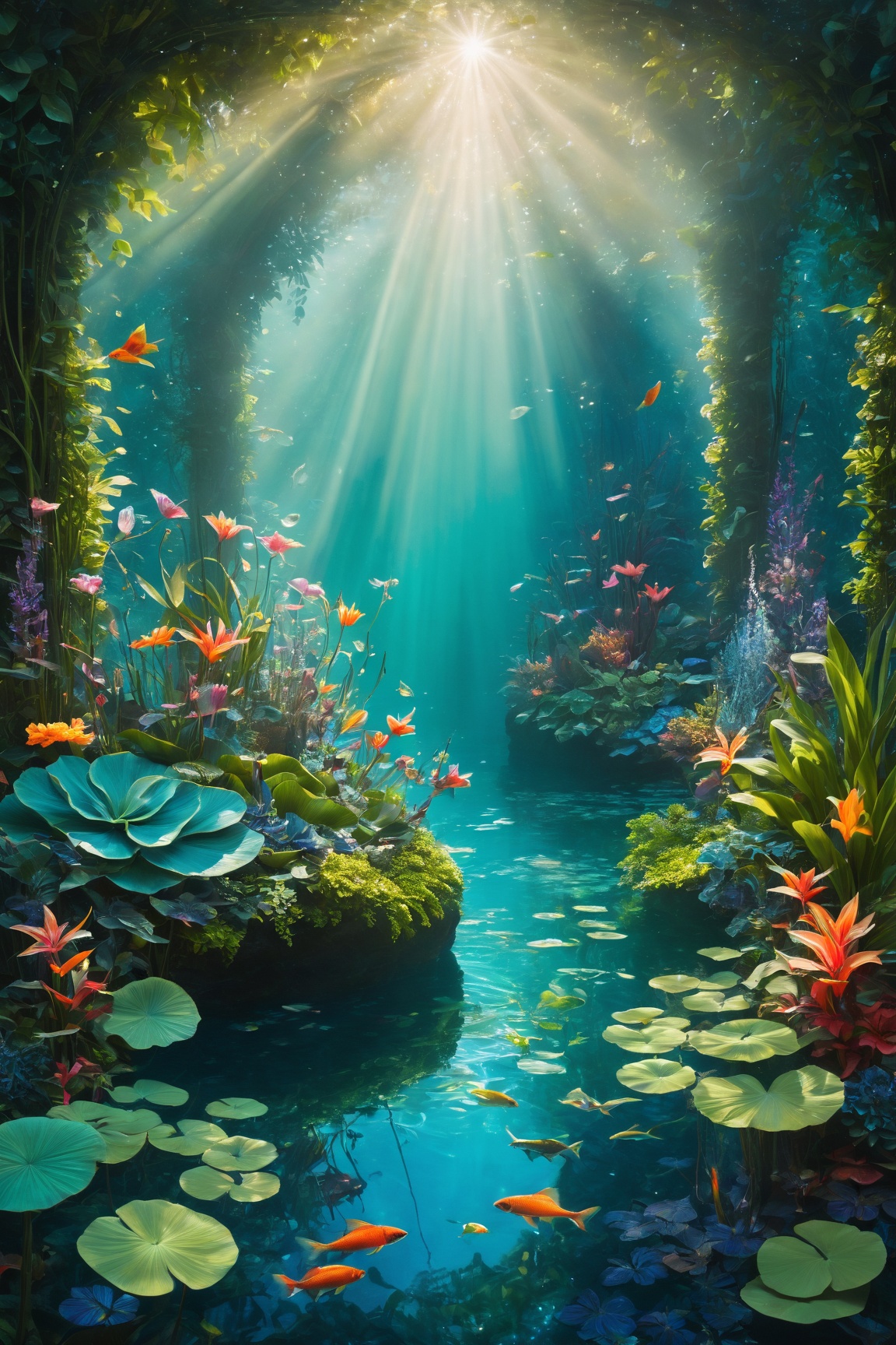 medium:painting,  vibrant colors,  fantasy style on Tensor.Art