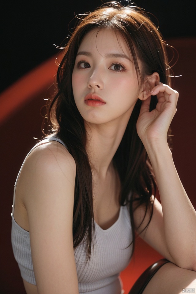 best quality, masterpiece, ultra high res,1girl, looking at viewer,pure color background,
best quality, masterpiece, ultra high res, looking at viewer, simple background, studio, side light, makeup portrait
