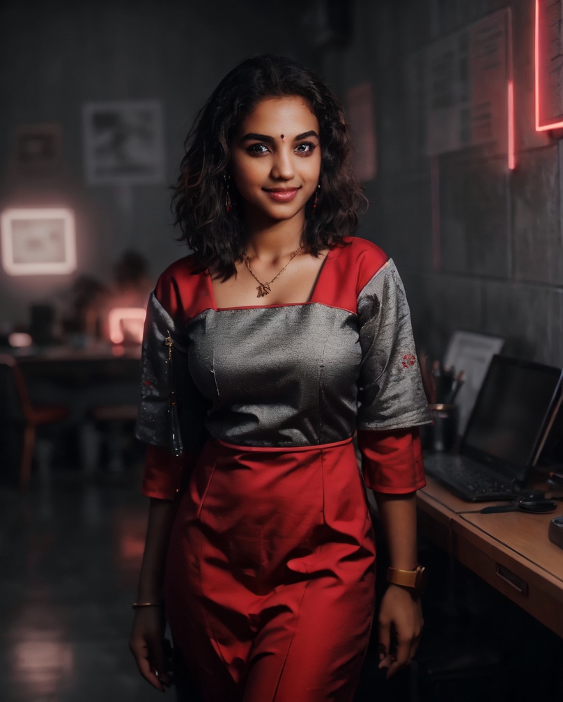 photo of extremely sexy,  25yo mallu girl,  woman as a sexy student on Tensor.Art