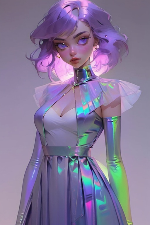 hologram skirt,  portrait,  bioluminescent liquid on Tensor.Art