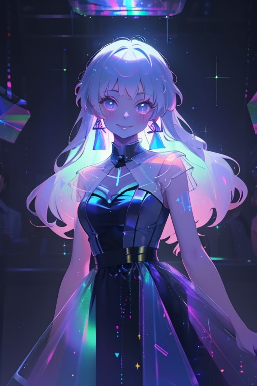 1girl,  long hair,  smile on Tensor.Art