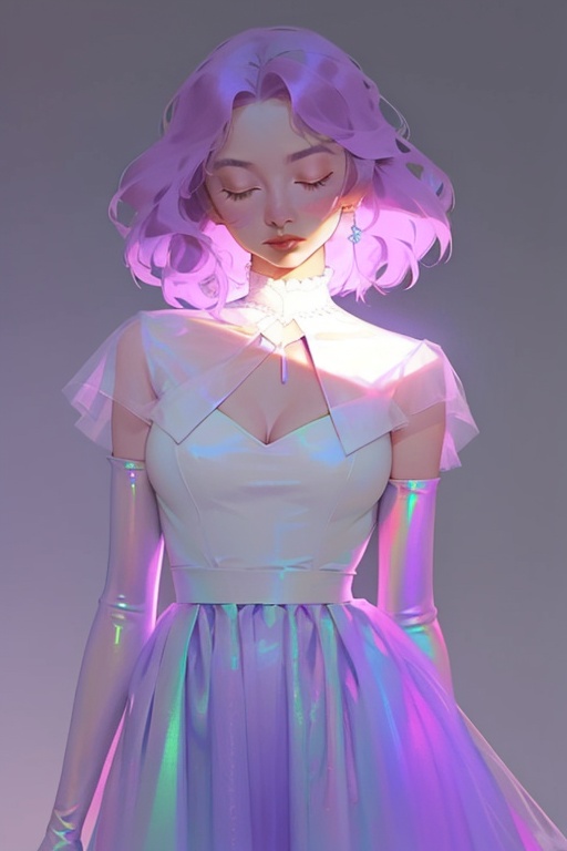 hologram skirt,  portrait,  bioluminescent liquid on Tensor.Art