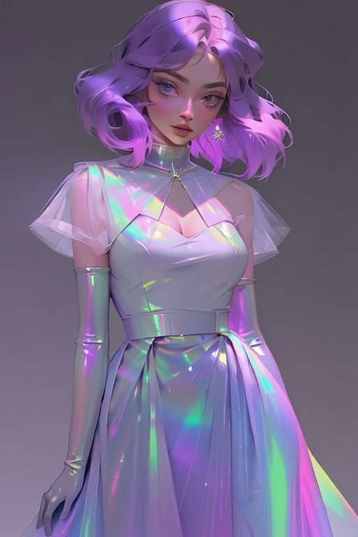 hologram skirt,  portrait,  bioluminescent liquid on Tensor.Art