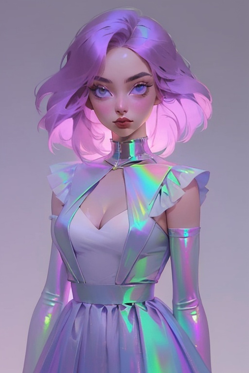 hologram skirt,  portrait,  bioluminescent liquid on Tensor.Art