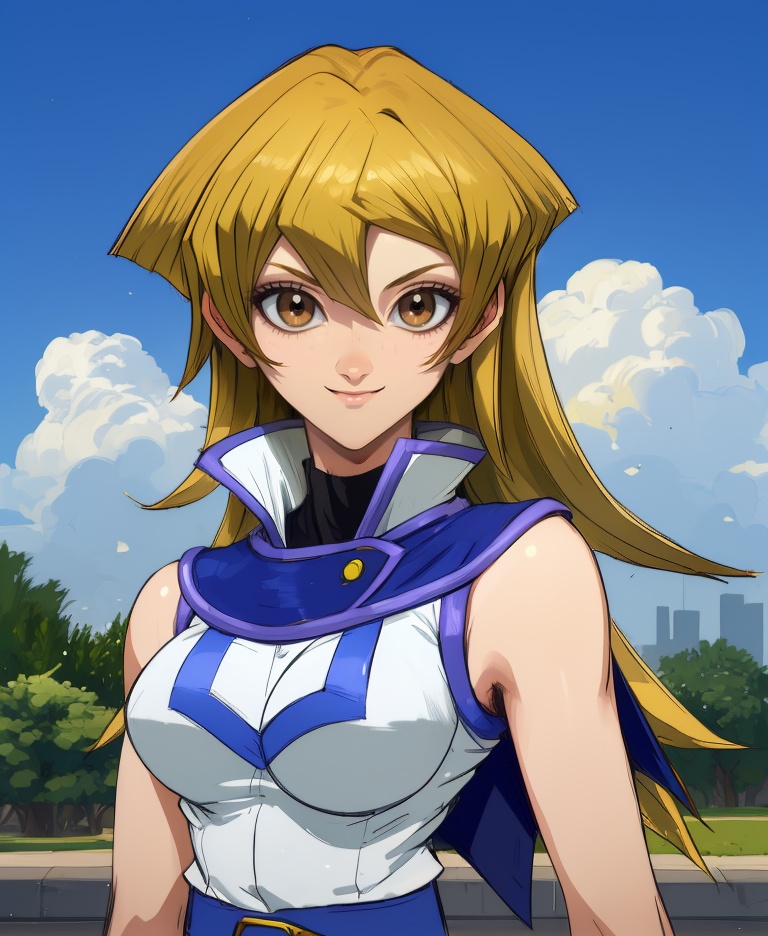 Alexis,  blonde hair,  brown eyes on Tensor.Art