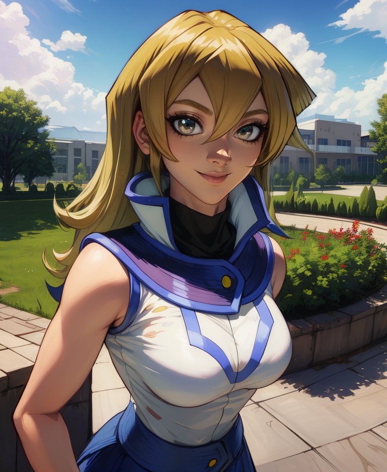 Alexis,  blonde hair,  brown eyes on Tensor.Art