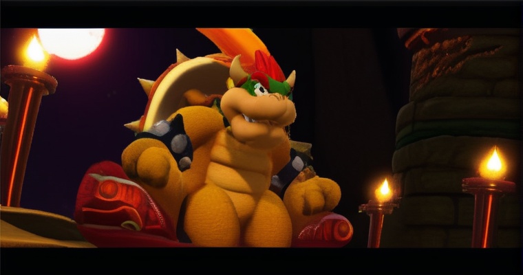 Bowser,  Sitting,  Camtoonist on Tensor.Art