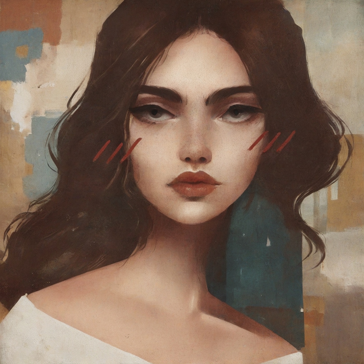 an abstract potrait ,  1girl ,  elegant on Tensor.Art