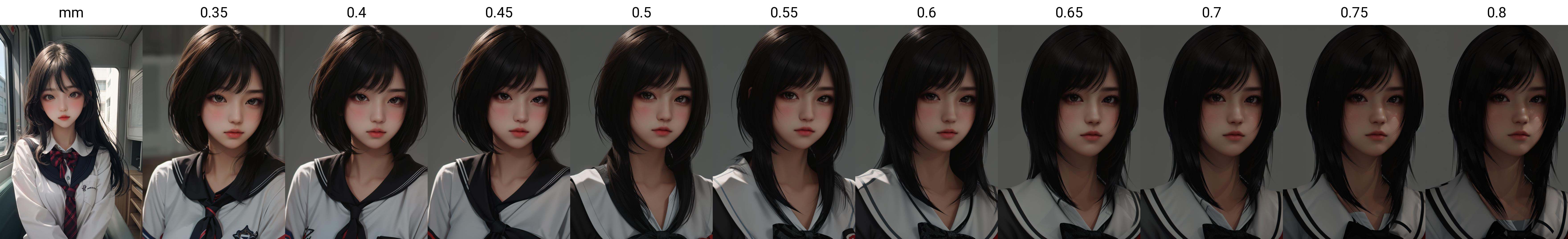 1girl,  solo,  school uniform on Tensor.Art
