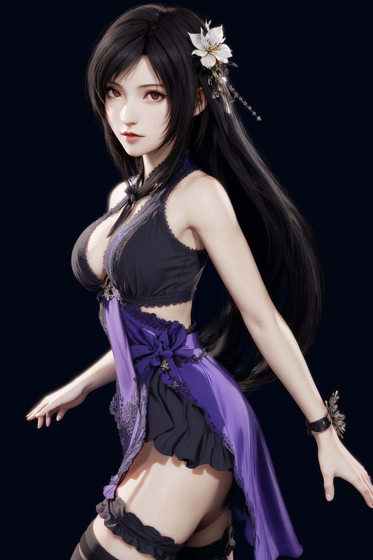 1girl,  tifa lockhart,  solo on Tensor.Art