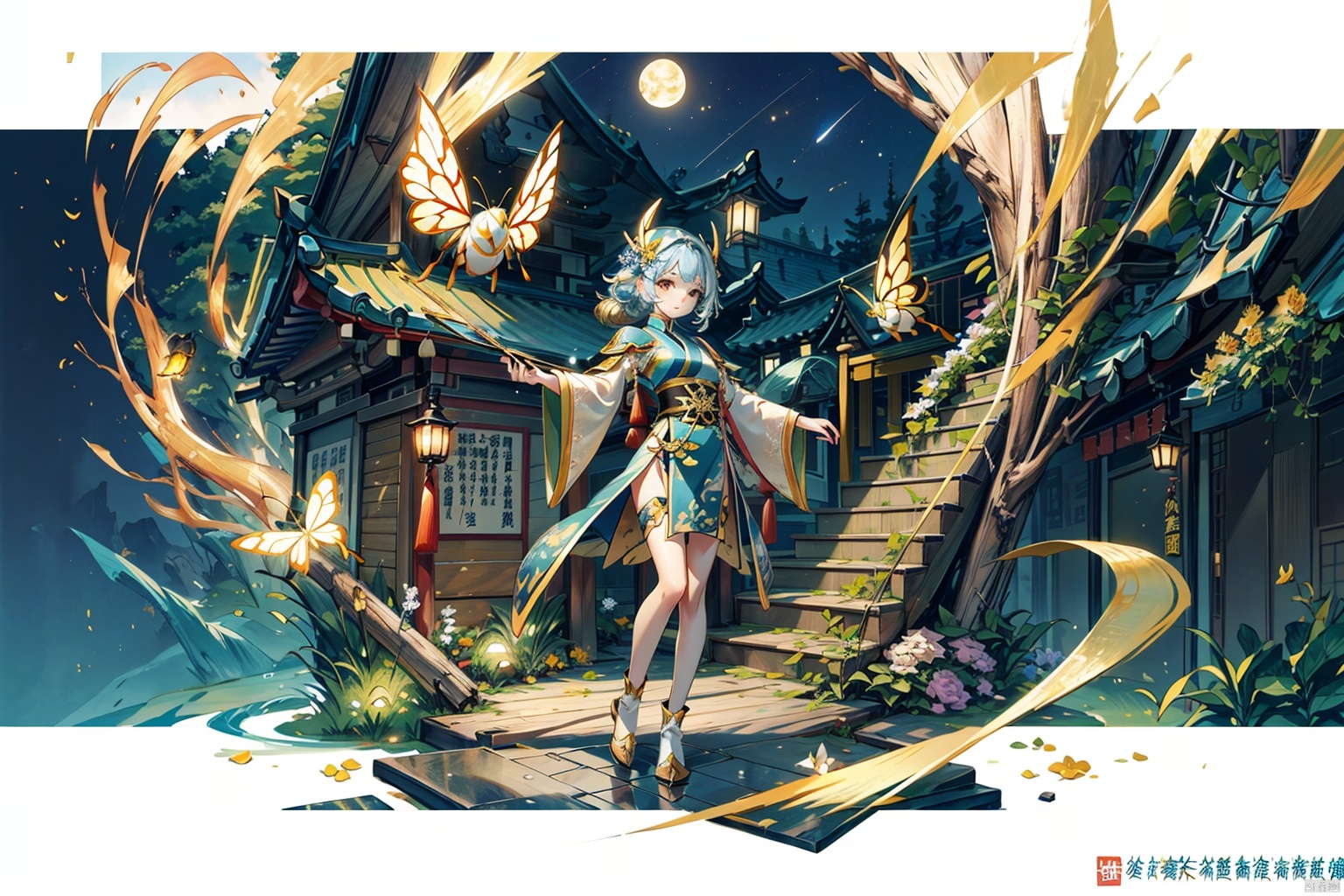  一个穿着粉红色连衣裙的卡通女孩, 头上戴着蓝色蝴蝶结, 脖子上挂着蓝色丝带, 跳舞, 1个女孩, 蓝色蝴蝶结, 蓝色眼睛, 蓝色花朵, 蓝色丝带, 蓝色玫瑰, 蝴蝶结, 棕色头发, 项圈, 连衣裙, 花朵, 浅色颗粒, 夜, 夜空, 花瓣, 玫瑰, 空间, 星星\ (天空\), 星空, 一个穿着连衣裙和高跟鞋的女人在黑暗中跳舞, 头上戴着蓝色的蝴蝶结, 脖子上系着蓝色的缎带, 1个女孩, 蓝色的蝴蝶结, 蓝色的眼睛, 蓝色的花朵, 蓝色领带, 蓝丝带, 蓝玫瑰, 蝴蝶结, 棕色头发, 项链, 连衣裙, 花, 夜, 夜空, 花瓣, 玫瑰, 星星\ (天空\), 星空,