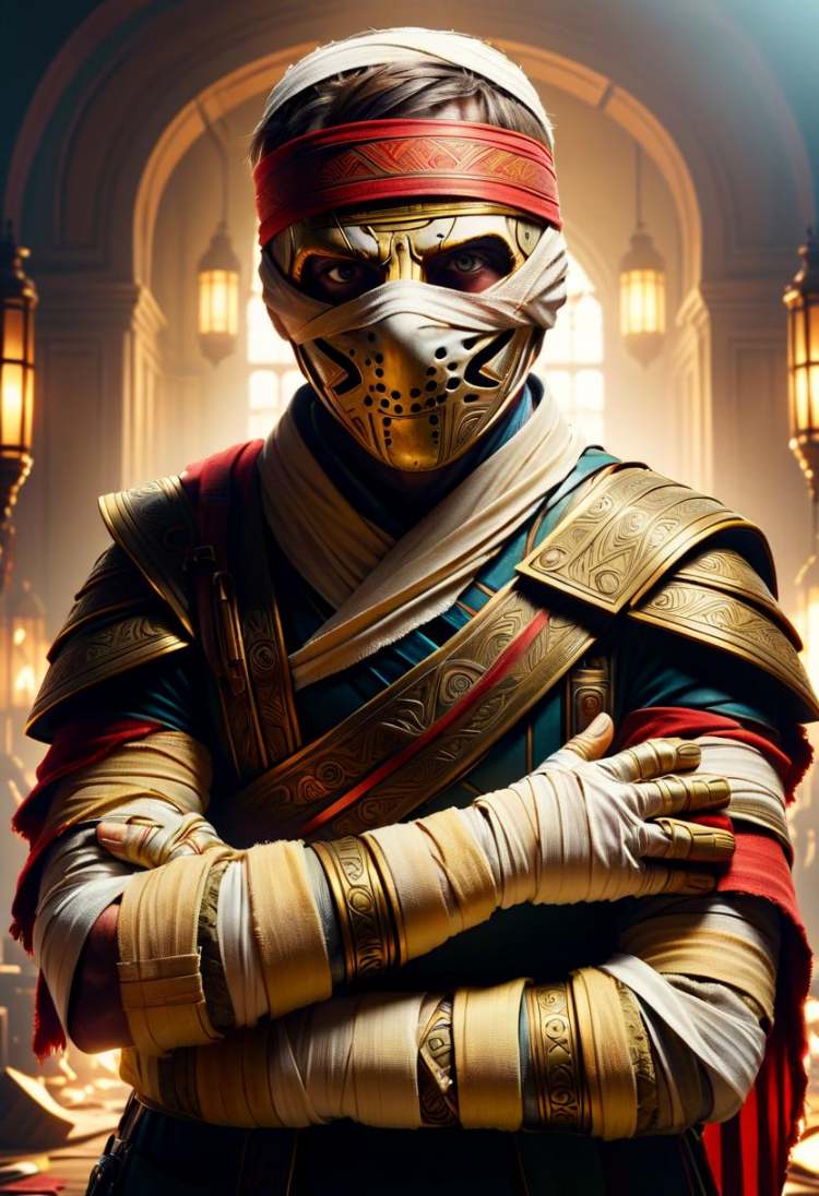 DonM - Mummy Style or wrapped clothing [基础模型XL] by DonMischo on Tensor.Art