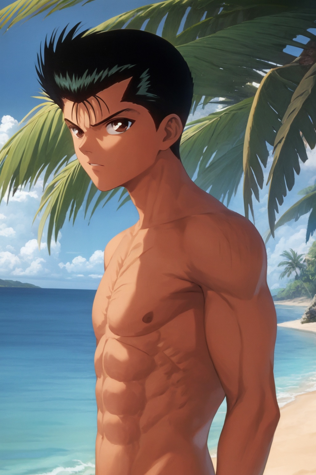 masterpiece,  best quality,  1boy on Tensor.Art
