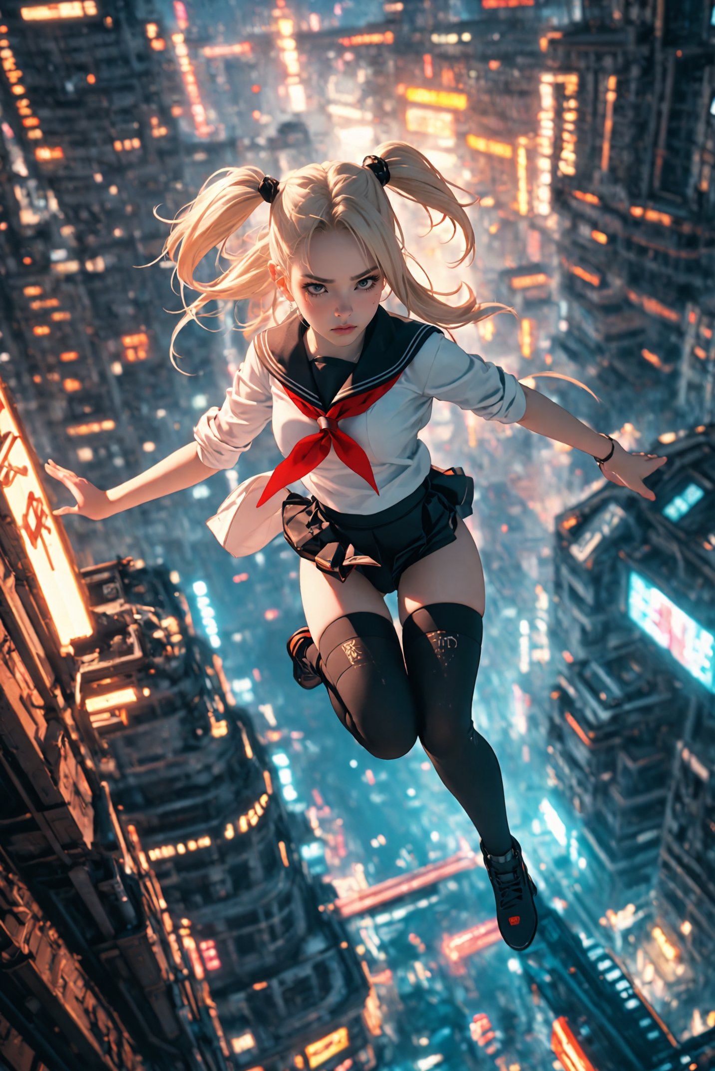 xuer flies over,  1girl, on Tensor.Art