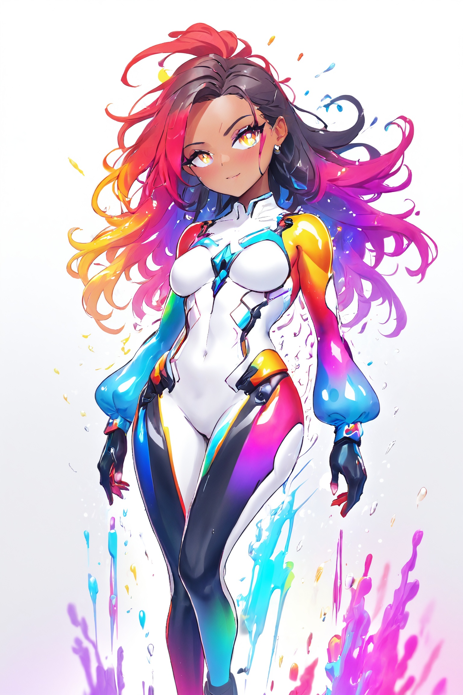 A hot sexy girl,  nude,  fantasy world on Tensor.Art