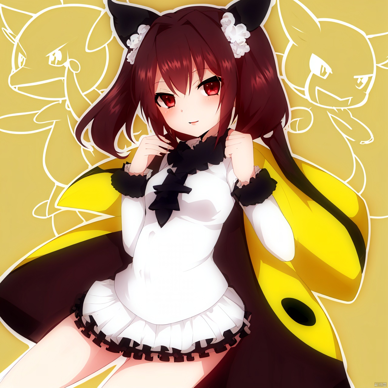  masterpiece,best quality,1girl,loli,Pokemon personification,Coffin,