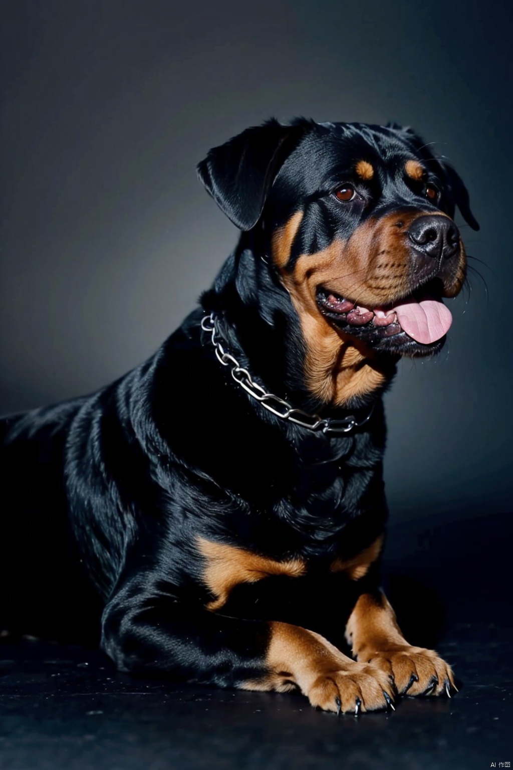  absurdres,absurdres,realistic,(full_shot:1.8), solo, , Dog_Rottweiler